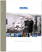 Micrel 2006 Annual Report Design by Christine Arthur