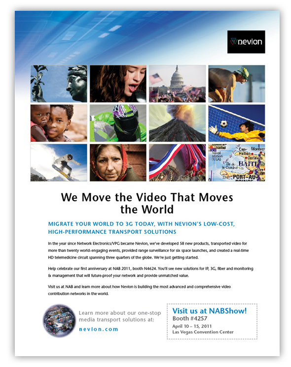 Nevion Print Ad