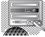 Apple PowerMac Rear View