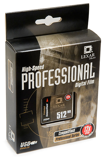 Lexar Media Profession CF Packaging