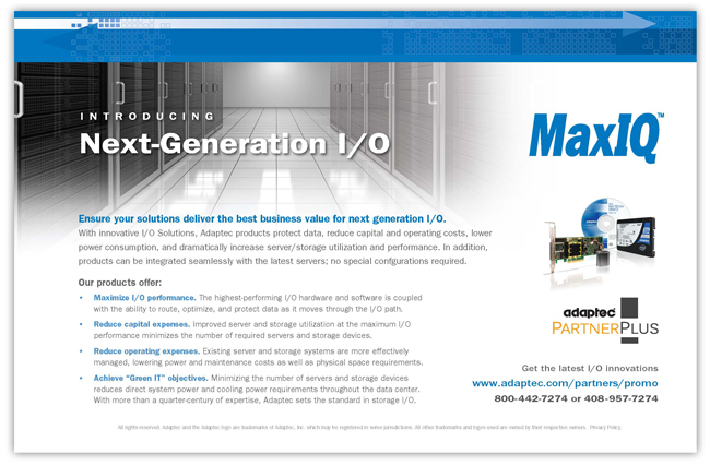 maxIQ half page ad art