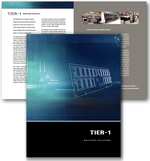 Tier 1 Brochure Design by Christine Arthur Design Group